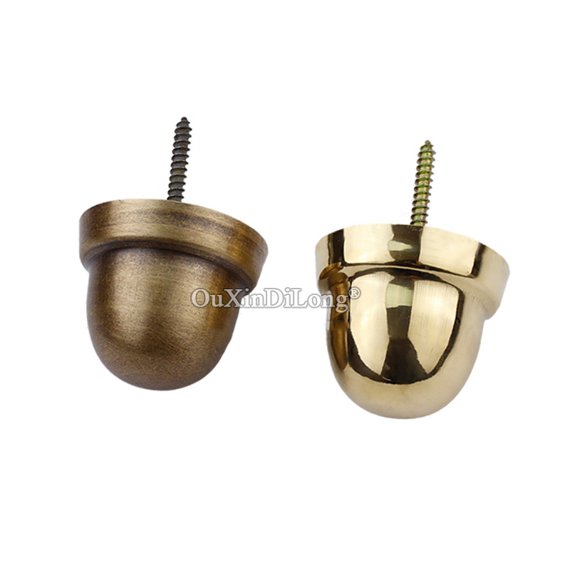 Furniture Upholstery Hardware - Retro Vintage 4PCS Antique Pure Brass