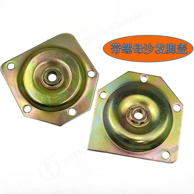 Furniture Hardware Screws - Hex Flat Iron Plate Furniture Leg