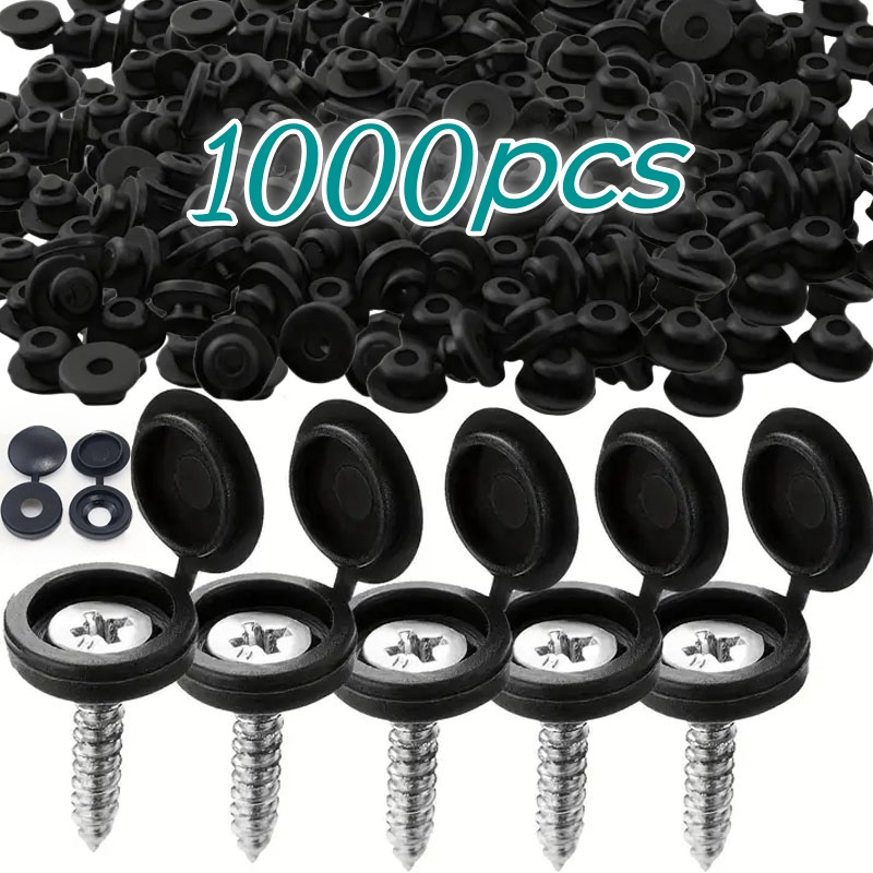 Furniture Hardware Screws - 1000pcs Hinged Plastic Screw Cap Cover