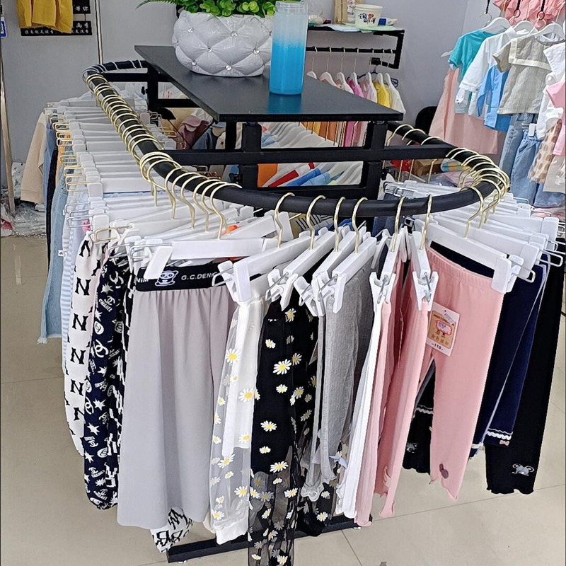 Iron Clothing Store Oval Shelf - Furniture Hardware Stores 评论和价格