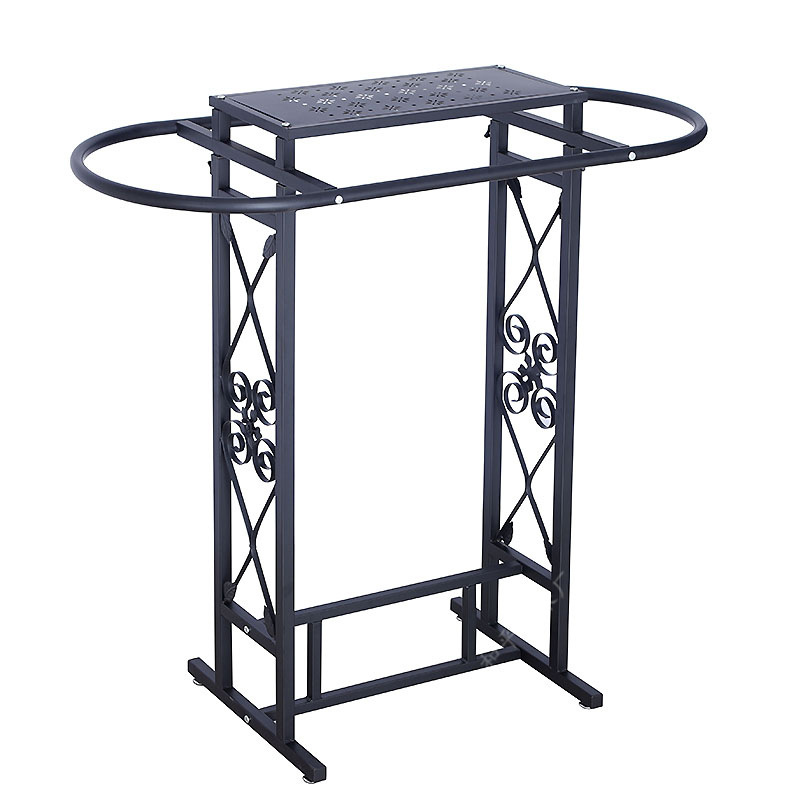 Iron Clothing Store Oval Shelf - Furniture Hardware Stores 评论和价格