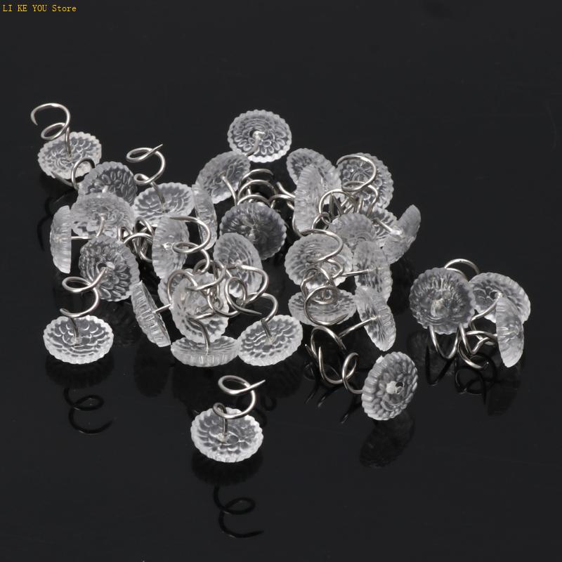 W3JE 50 Pcs Bedskirt Pins Clea - Furniture Upholstery Hardware 评论和价格