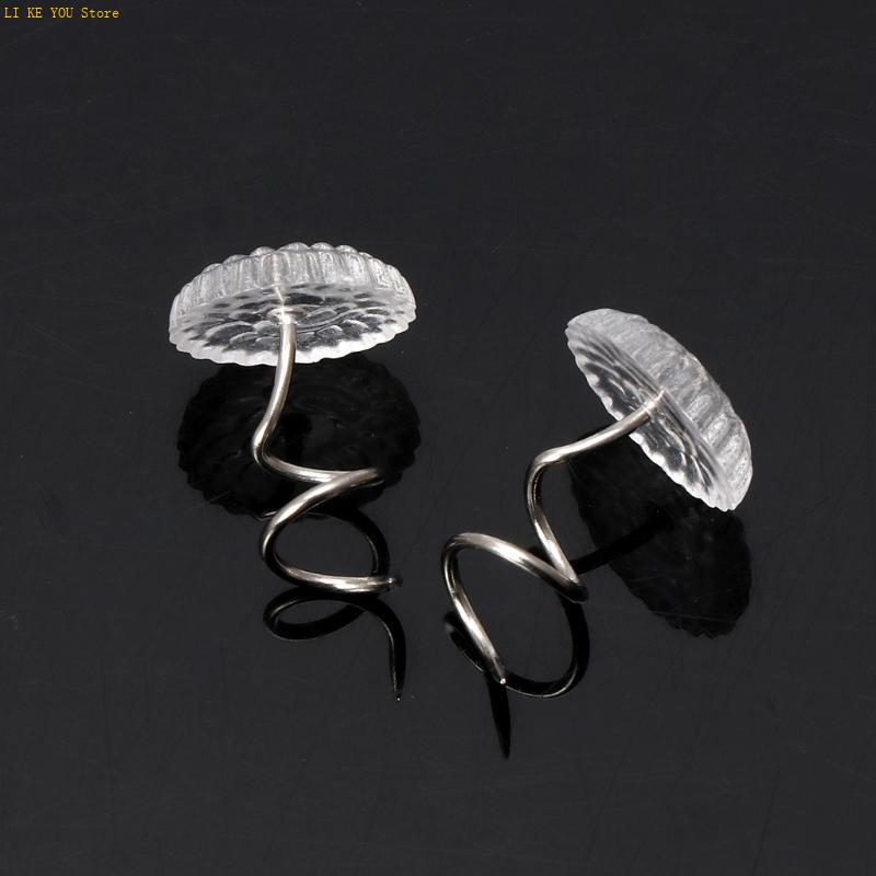 W3JE 50 Pcs Bedskirt Pins Clea - Furniture Upholstery Hardware 评论和价格