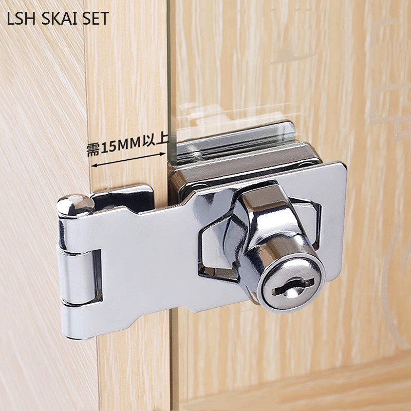 No-punch Glass Door Lock Store - Furniture Hardware Stores 评论和价格