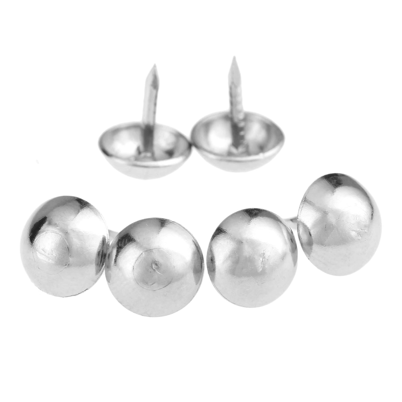 100Pcs 7x10mm Silvery Pushpin  - Furniture Upholstery Hardware 评论和价格