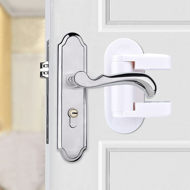 1/4pcs Door Lever Lock Anti-op - Door Handle Bar 评论和价格