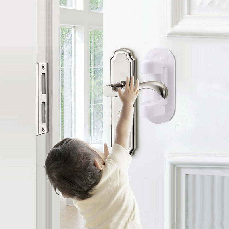 1/4pcs Door Lever Lock Anti-op - Door Handle Bar 评论和价格