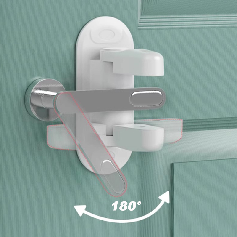 1/4pcs Door Lever Lock Anti-op - Door Handle Bar 评论和价格