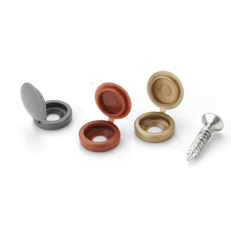 Hinged Plastic Screw Cap Cover - Furniture Hardware Screws 评论和价格