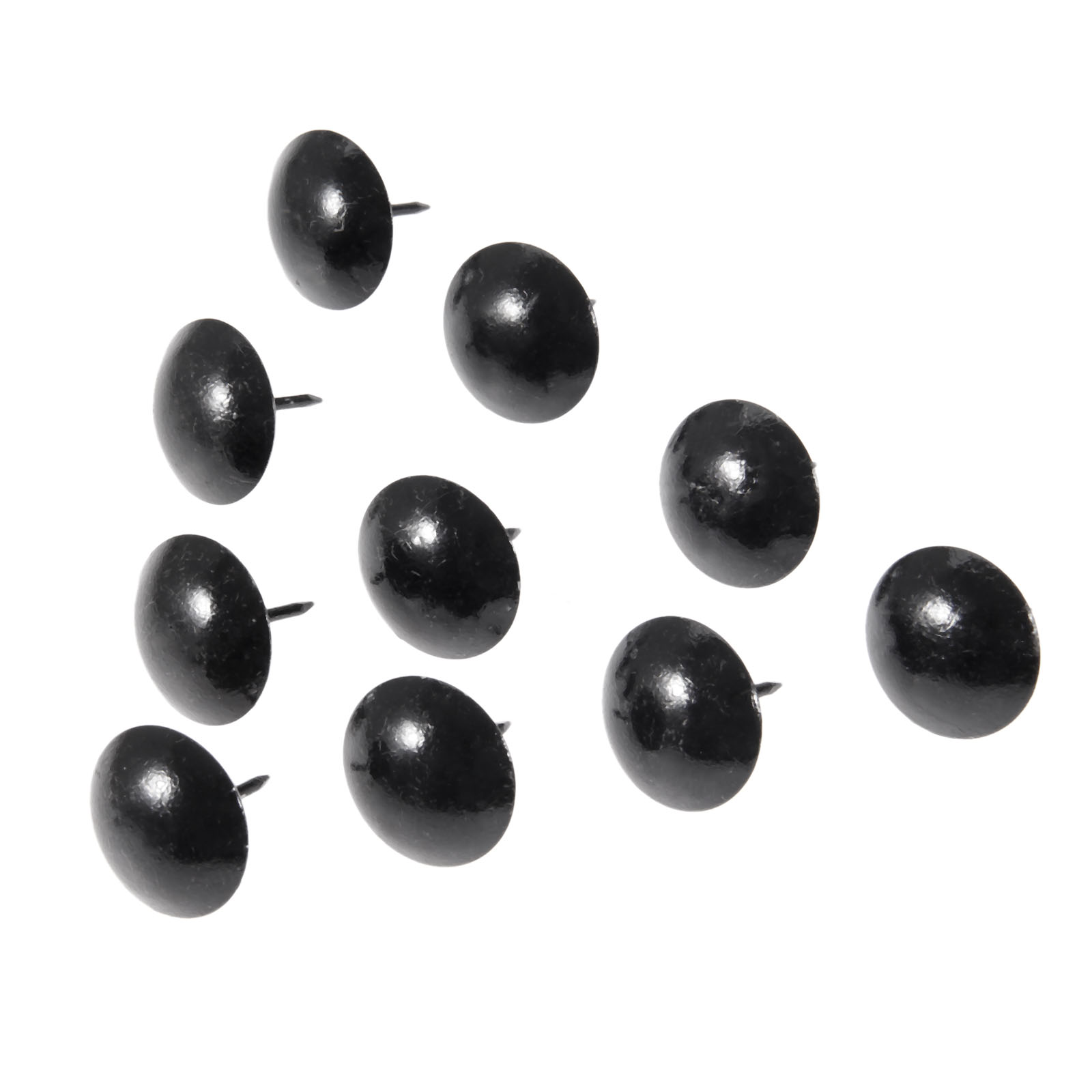 DRELD 10Pcs 25mm Antique Black - Furniture Upholstery Hardware 评论和价格