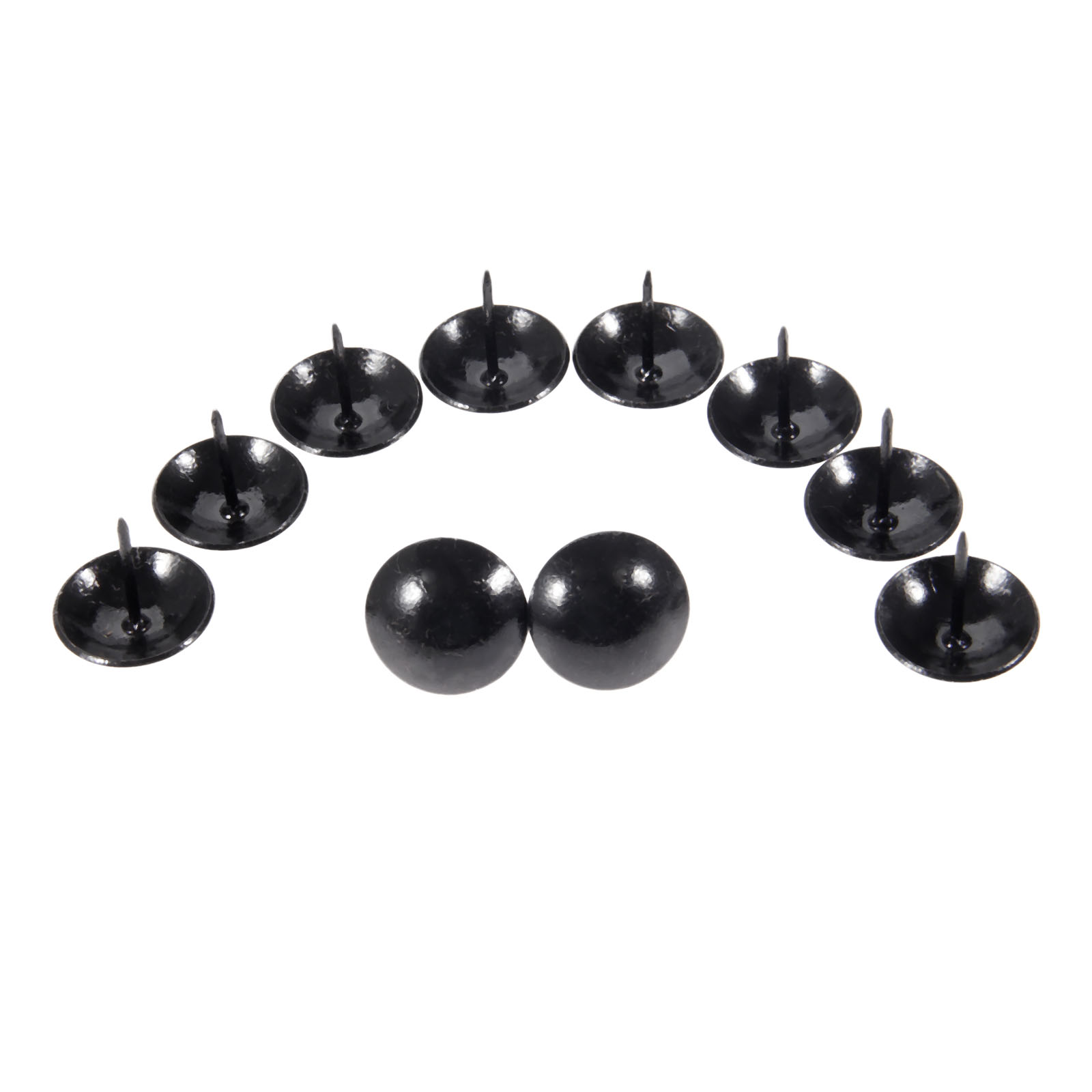 DRELD 10Pcs 25mm Antique Black - Furniture Upholstery Hardware 评论和价格