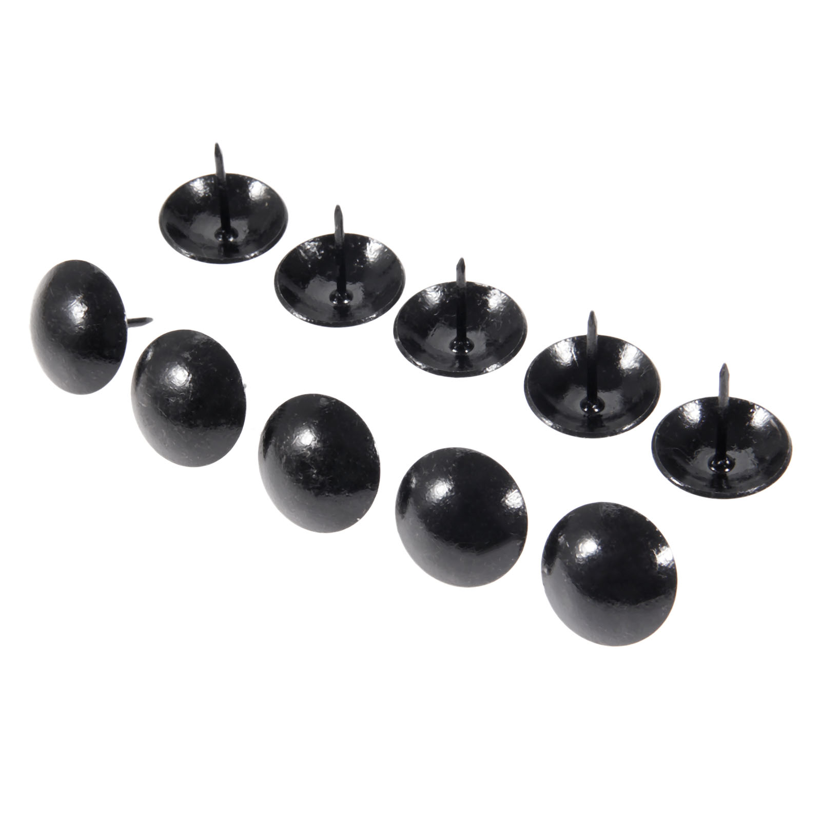 DRELD 10Pcs 25mm Antique Black - Furniture Upholstery Hardware 评论和价格