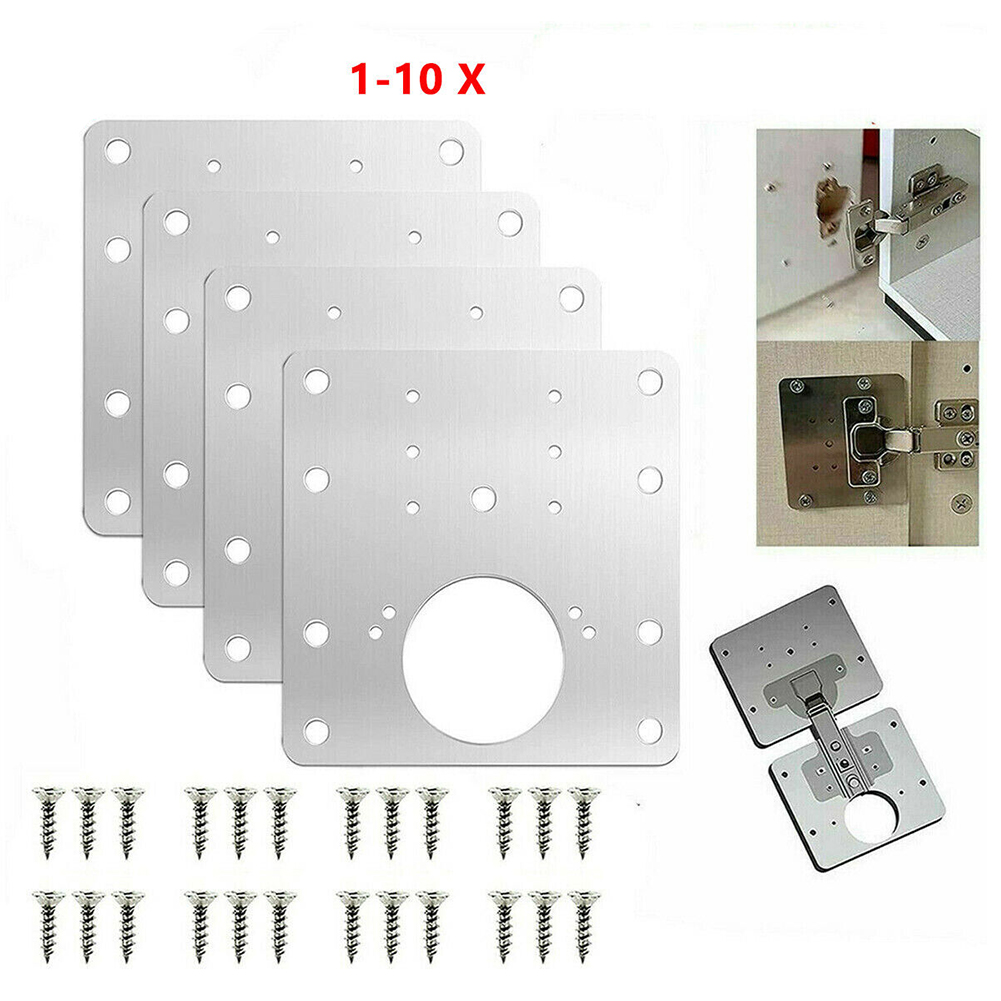 10Pcs Door Hinge Stainless Ste - Furniture Hardware Repair 评论和价格