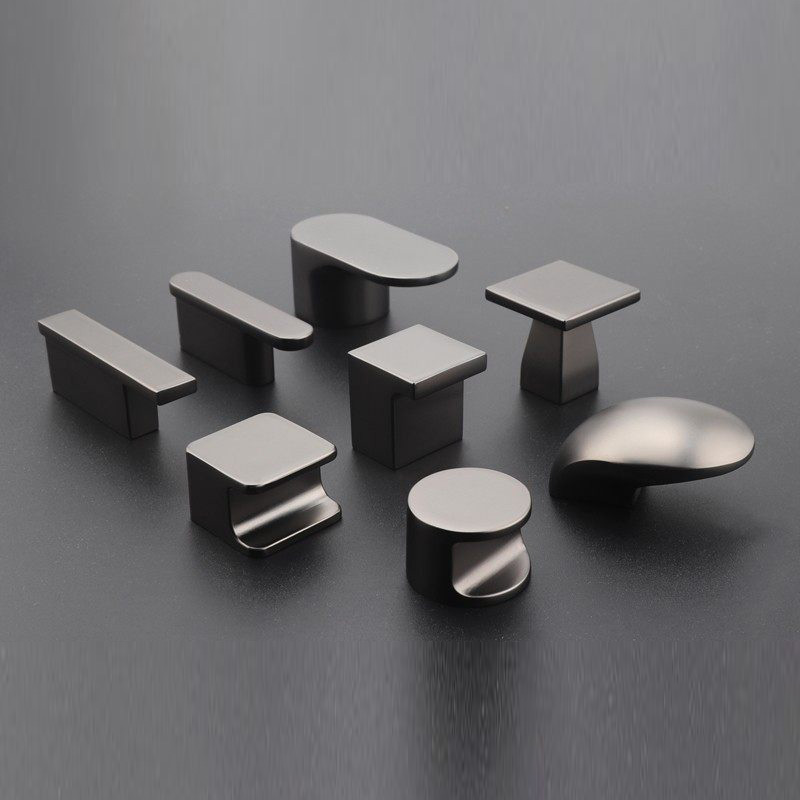 1PCS Black Nickel Matte Gray W - Furniture Hardware High End 评论和价格