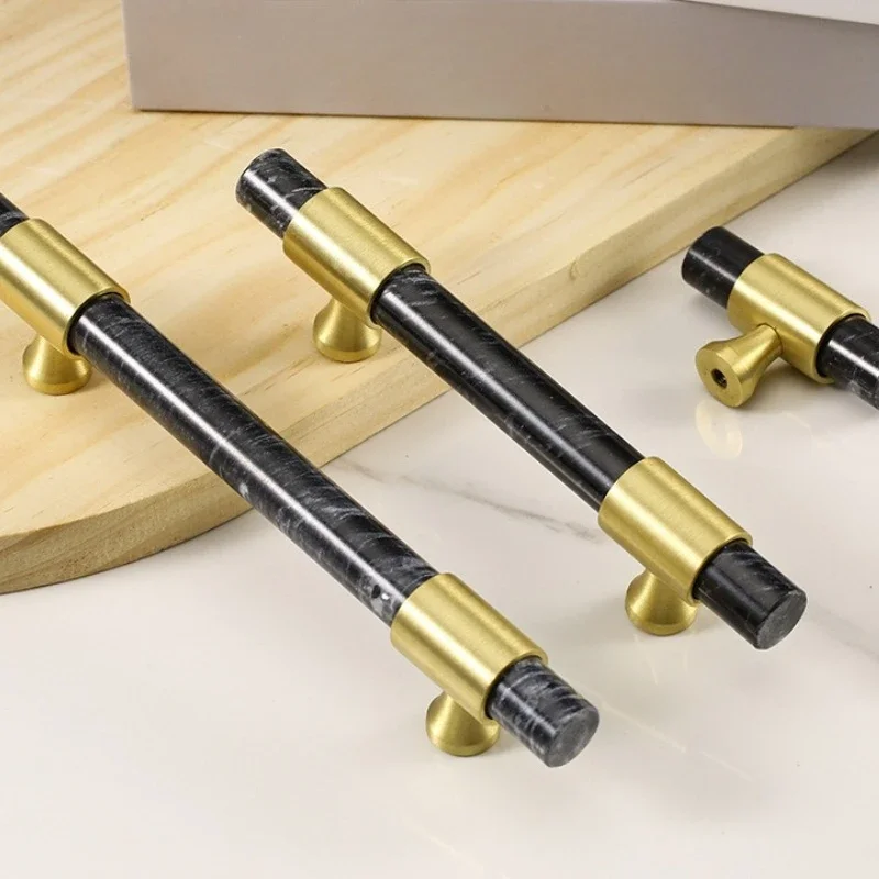 1Pcs Marble Brass Handle Nordi - Furniture And Hardware Supplies 评论和价格