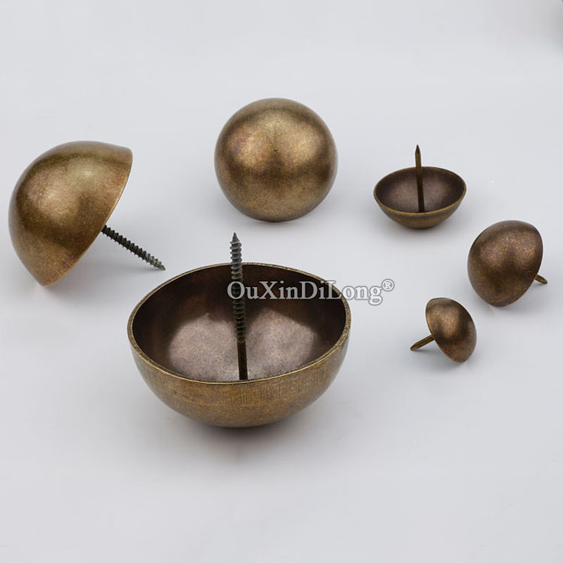 Retro Vintage 10PCS Antique Br - Furniture Upholstery Hardware 评论和价格