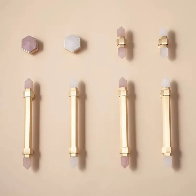 Natural Crystal Hexagonal Hard - Furniture Hardware High End 评论和价格