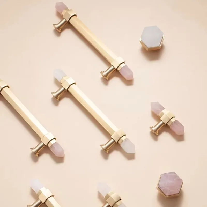 Natural Crystal Hexagonal Hard - Furniture Hardware High End 评论和价格