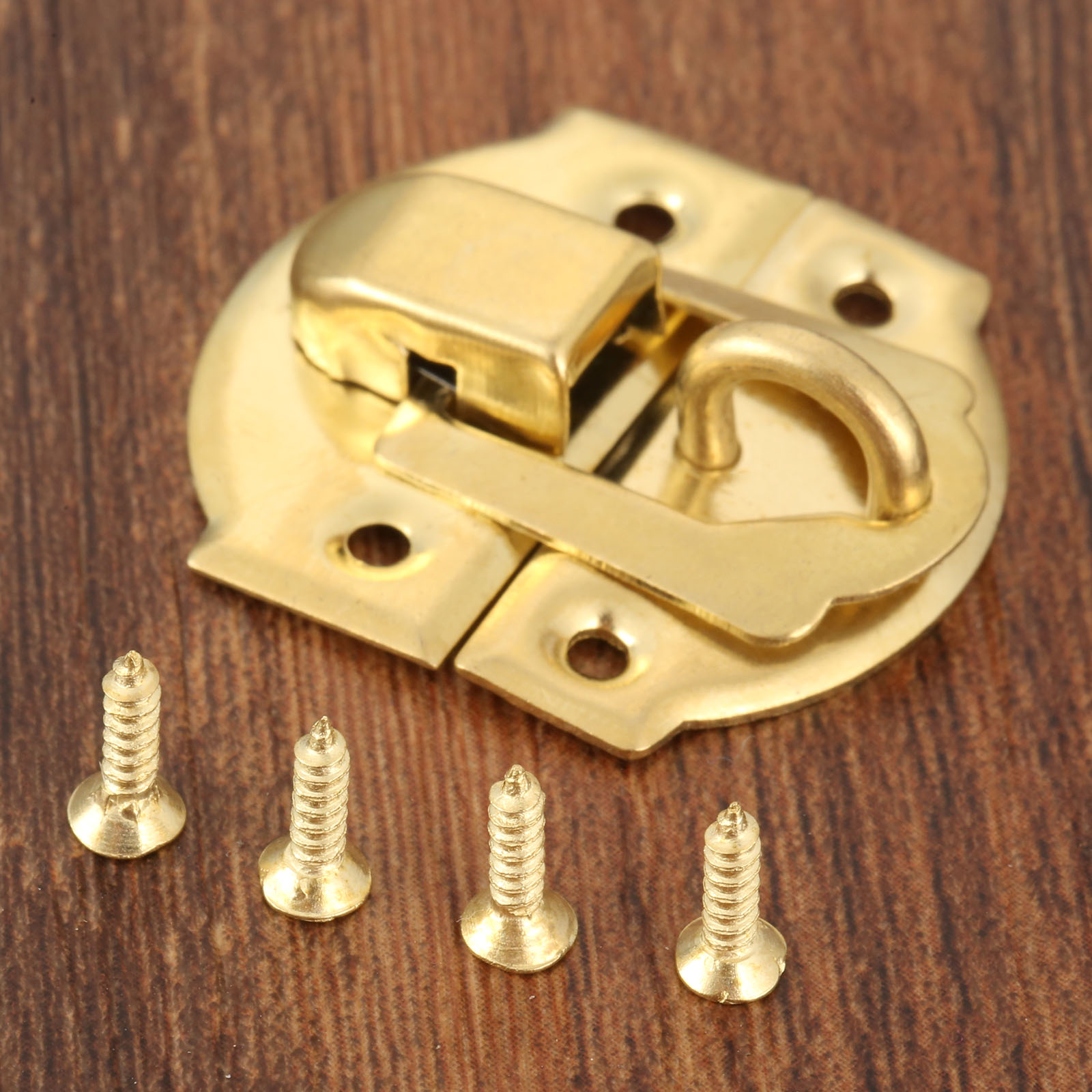 10pcs Golden Box Latch Clasps  - Furniture Hardware Screws 评论和价格