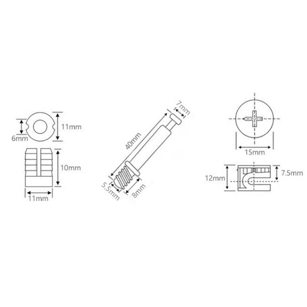 3 in 1 Dowel Jig Screw Furnitu - Furniture Hardware Screws 评论和价格