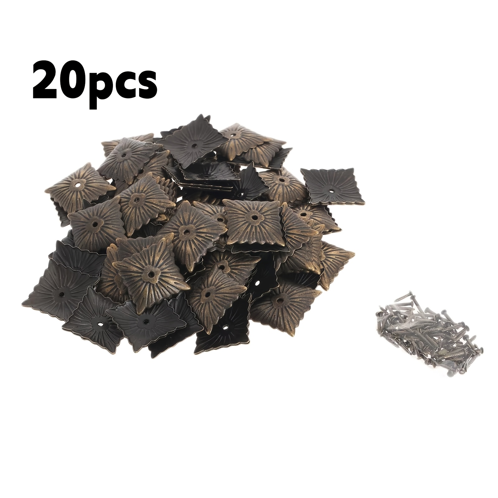 20Pcs 21x21mm Upholstery Nails - Furniture Upholstery Hardware 评论和价格