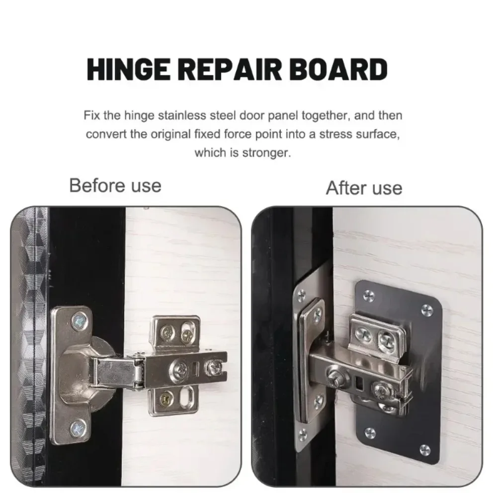 10/1Pairs Hinge Repair Plate K - Furniture Hardware Repair 评论和价格