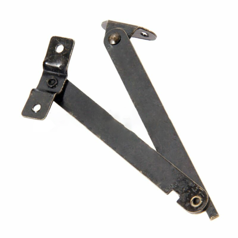 2PC Antique Bronze Lid Support - Furniture Hardware Screws 评论和价格