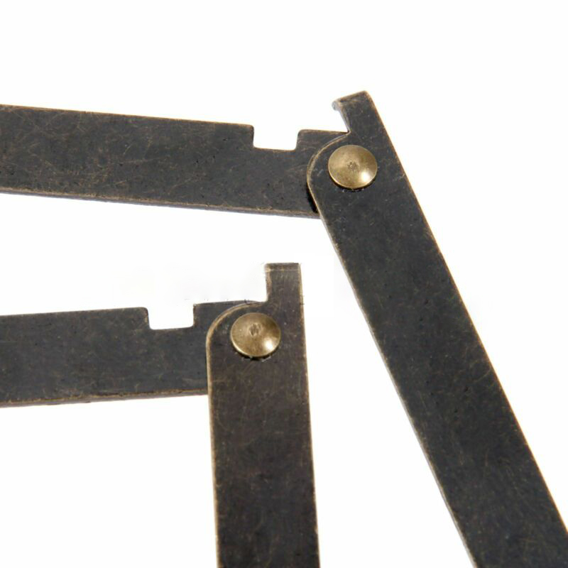 2PC Antique Bronze Lid Support - Furniture Hardware Screws 评论和价格