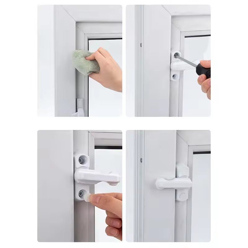 Window Door Sash Lock Plastic  - Door Handle Bar 评论和价格