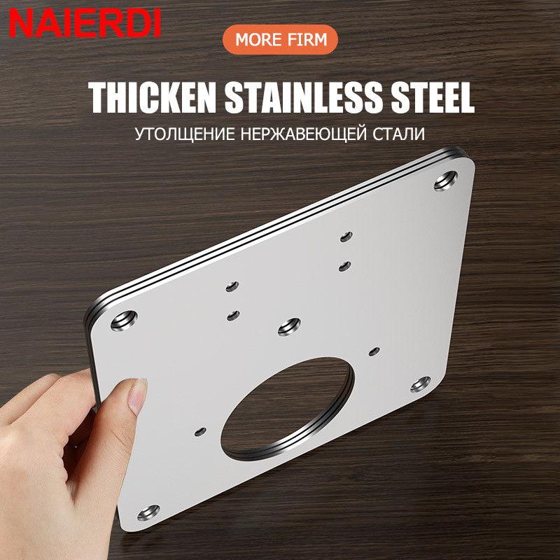 NAIERDI Stainless Steel Hinge  - Furniture Hardware Repair 评论和价格