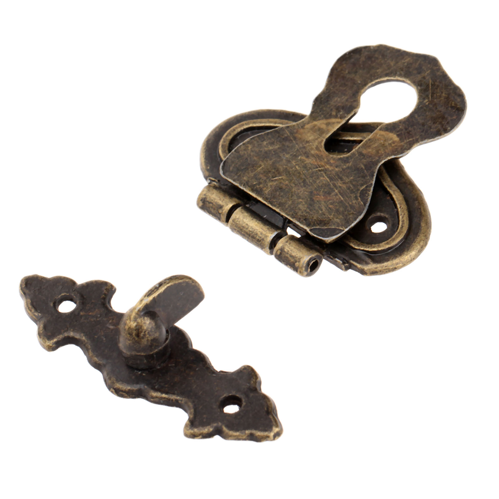 5Pcs 63x47mm Antique Metal Loc - Furniture Hardware Screws 评论和价格