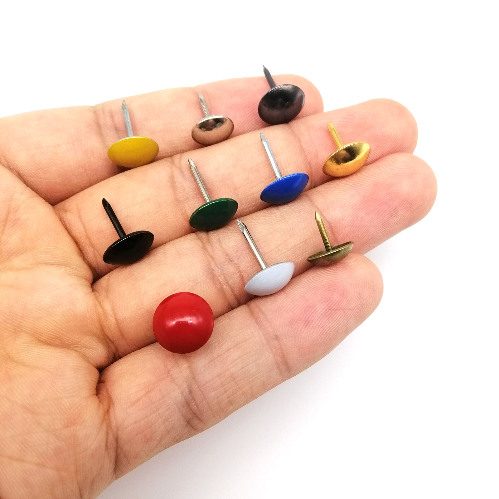 50pcs Colorful Upholstery Nail - Furniture Upholstery Hardware 评论和价格