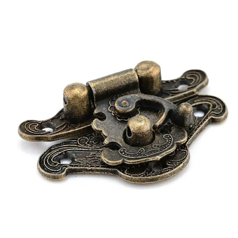 5-20pcs Vintage Metal Hasp Lat - Furniture Hardware Screws 评论和价格