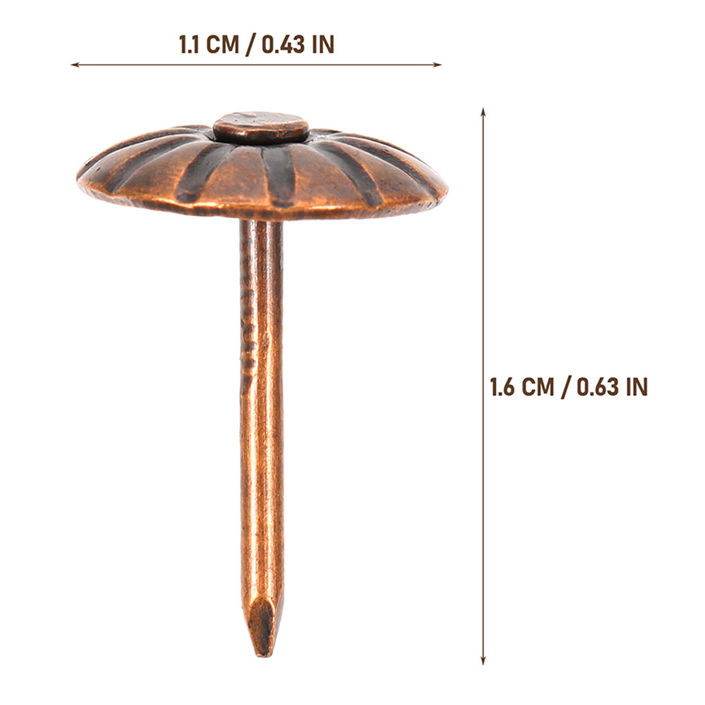 200 Pcs Decorative Tacks Nails - Furniture Upholstery Hardware 评论和价格