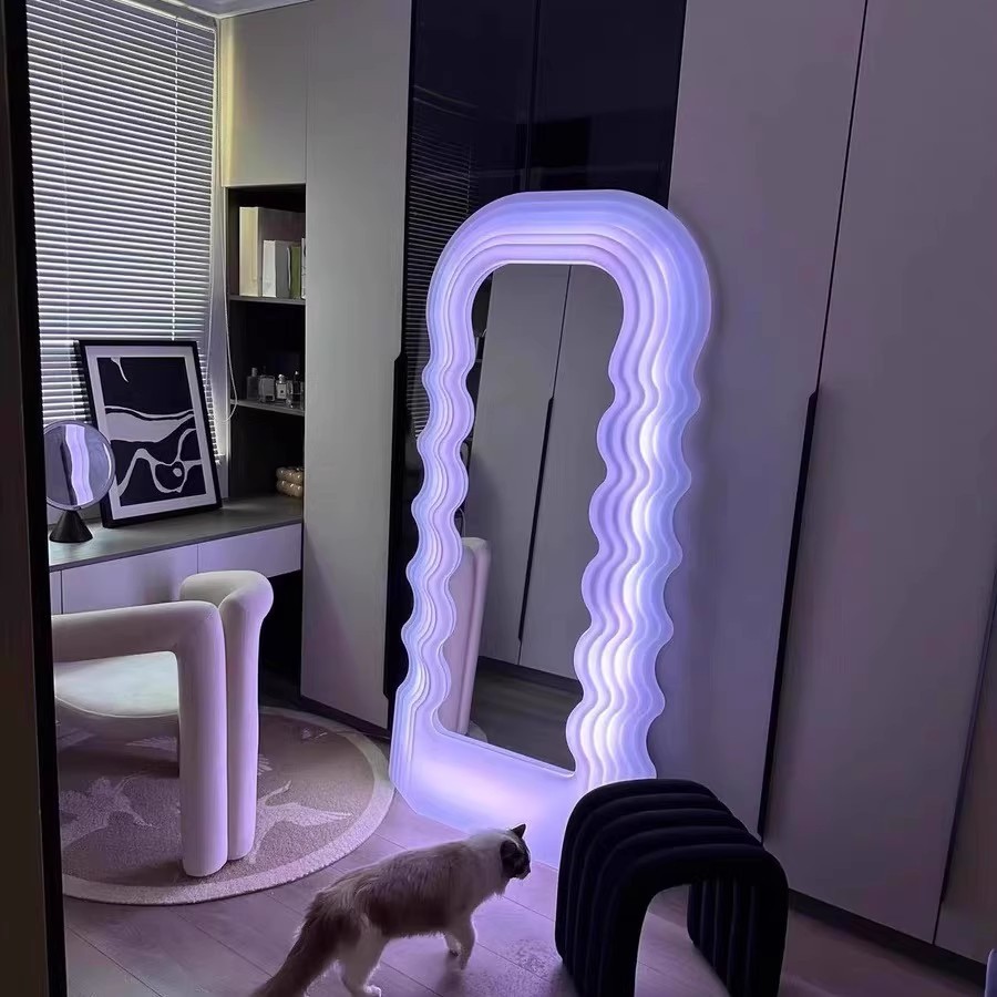 Ins Wave Full Body Mirror Mode - Furniture Hardware Stores 评论和价格