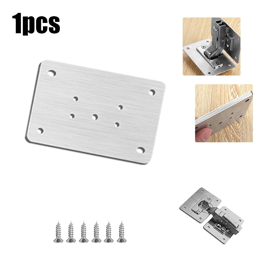 1/2/4/10Pcs Hinge Repair Plate - Furniture Hardware Repair 评论和价格